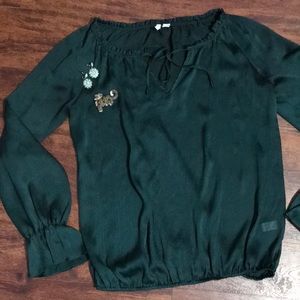 Emerald gree cato blouse